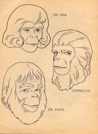 planet of the apes Colouring Book