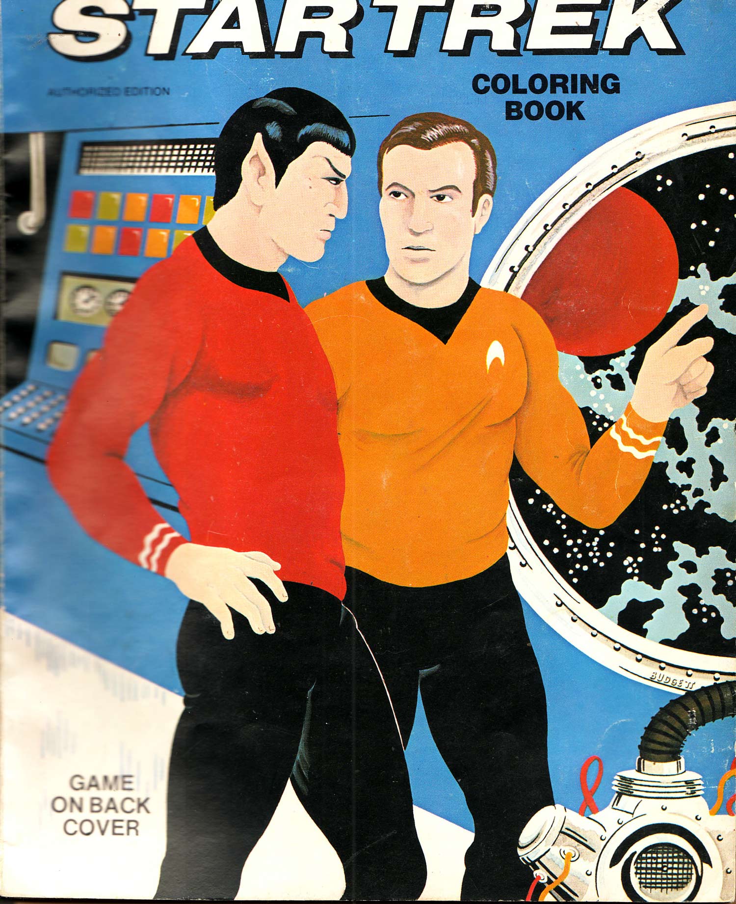 Star Trek Coloring Book By Saalfield 1975