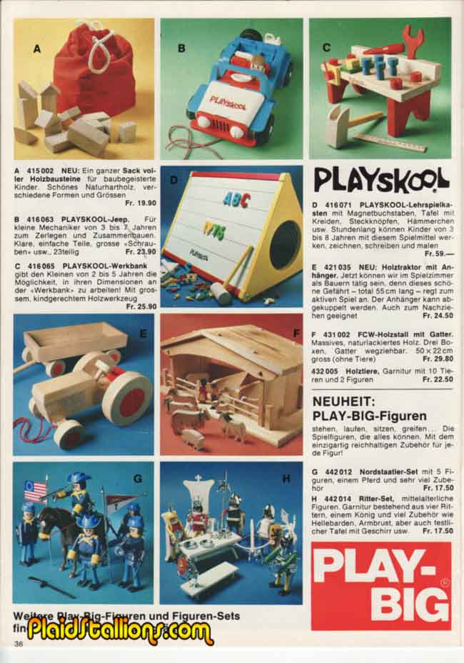 playskool catalog