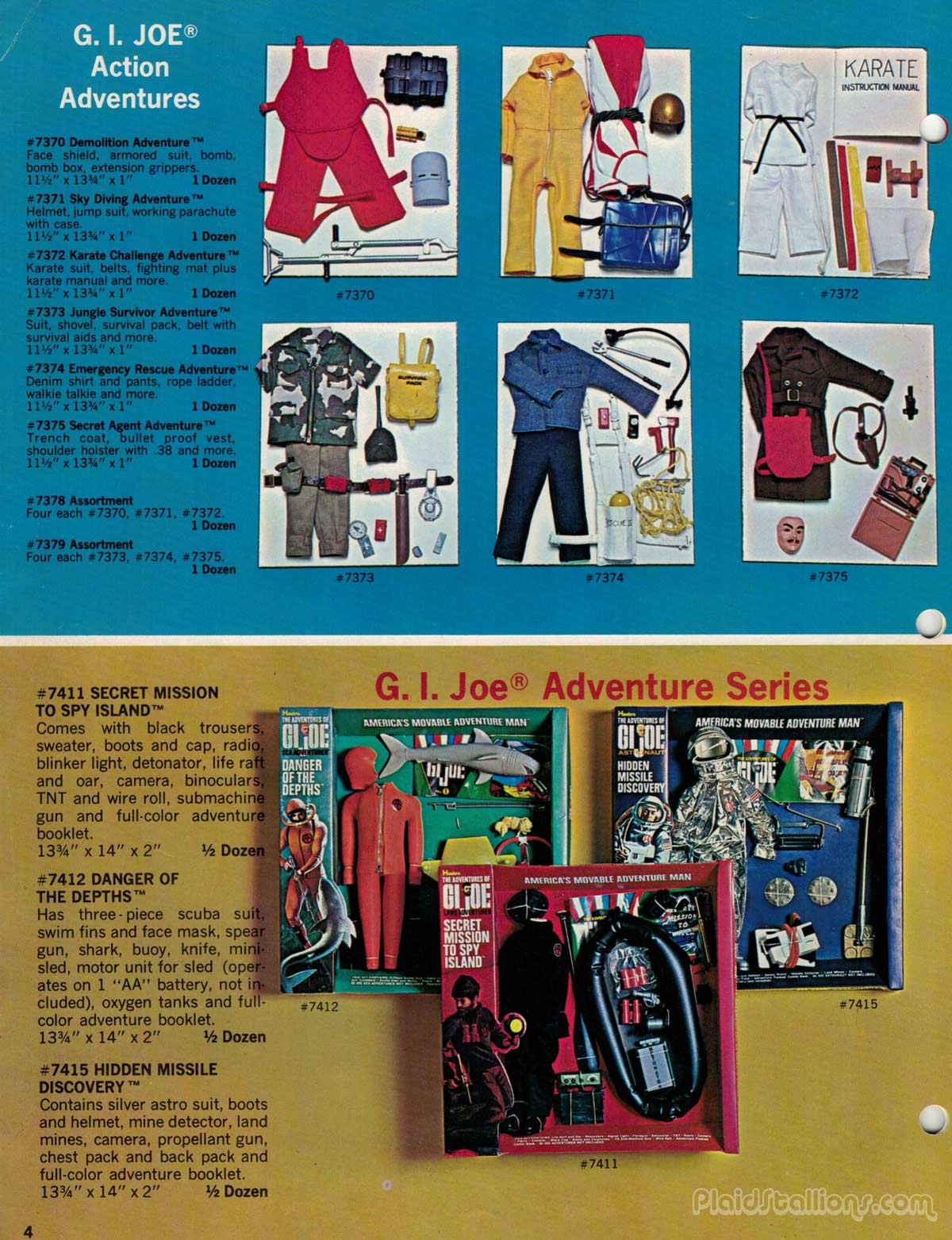 Hasbro 1971 GI Joe catalog