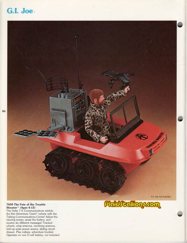 Hasbro 1975 GI Joe Adventure Team Catalog