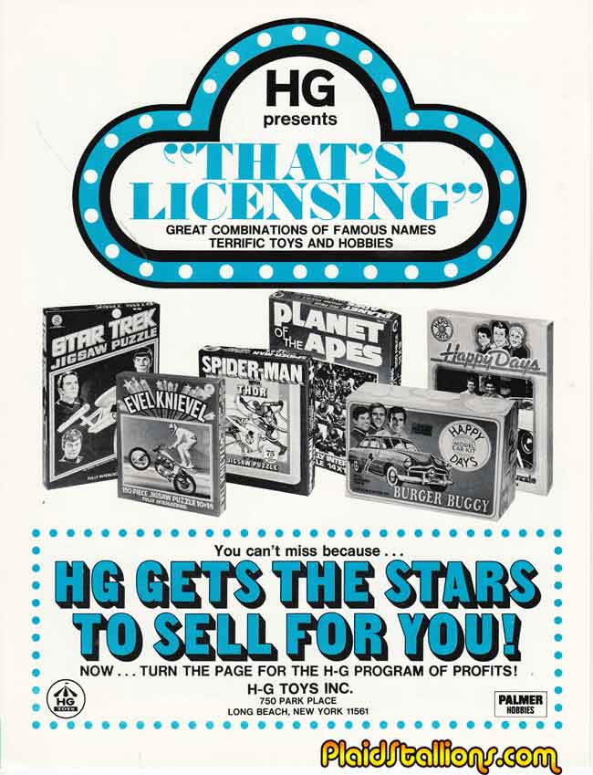 1974 HG Toys Catalog