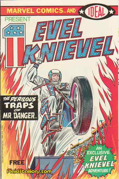 Evel Knievel comic book by Marvel