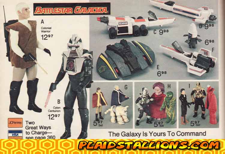 vintage battlestar galactica figures
