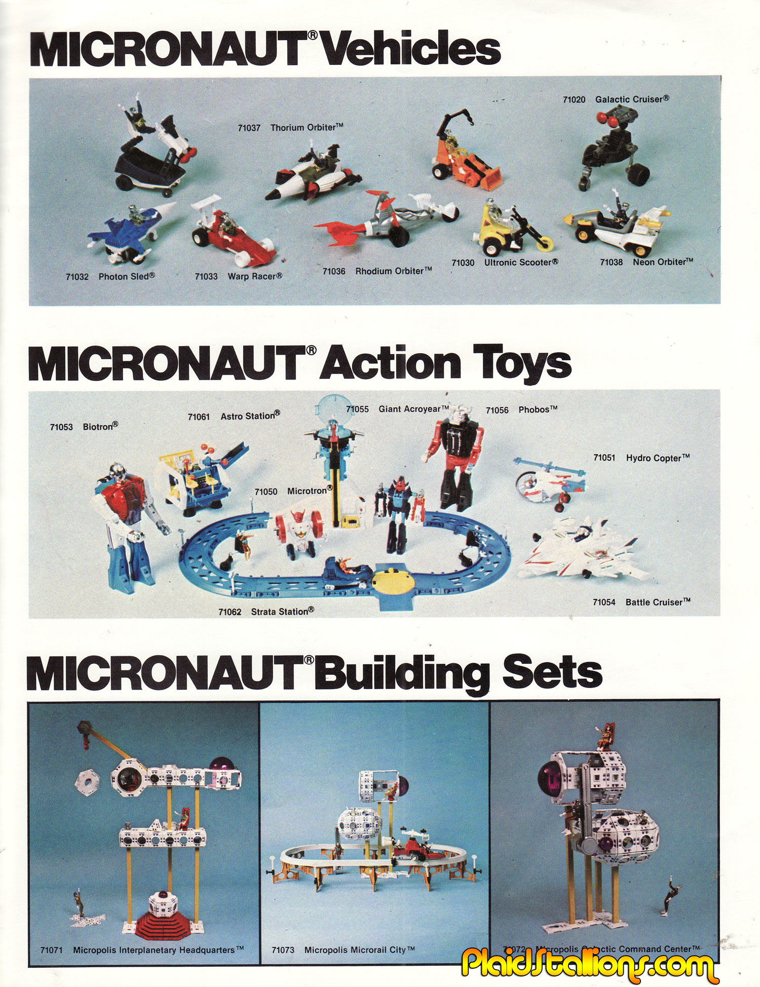 Mego Micronauts sales piece from 1978