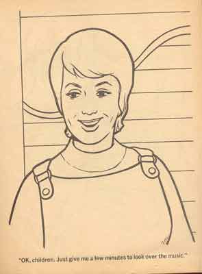 six partridge family colouring book