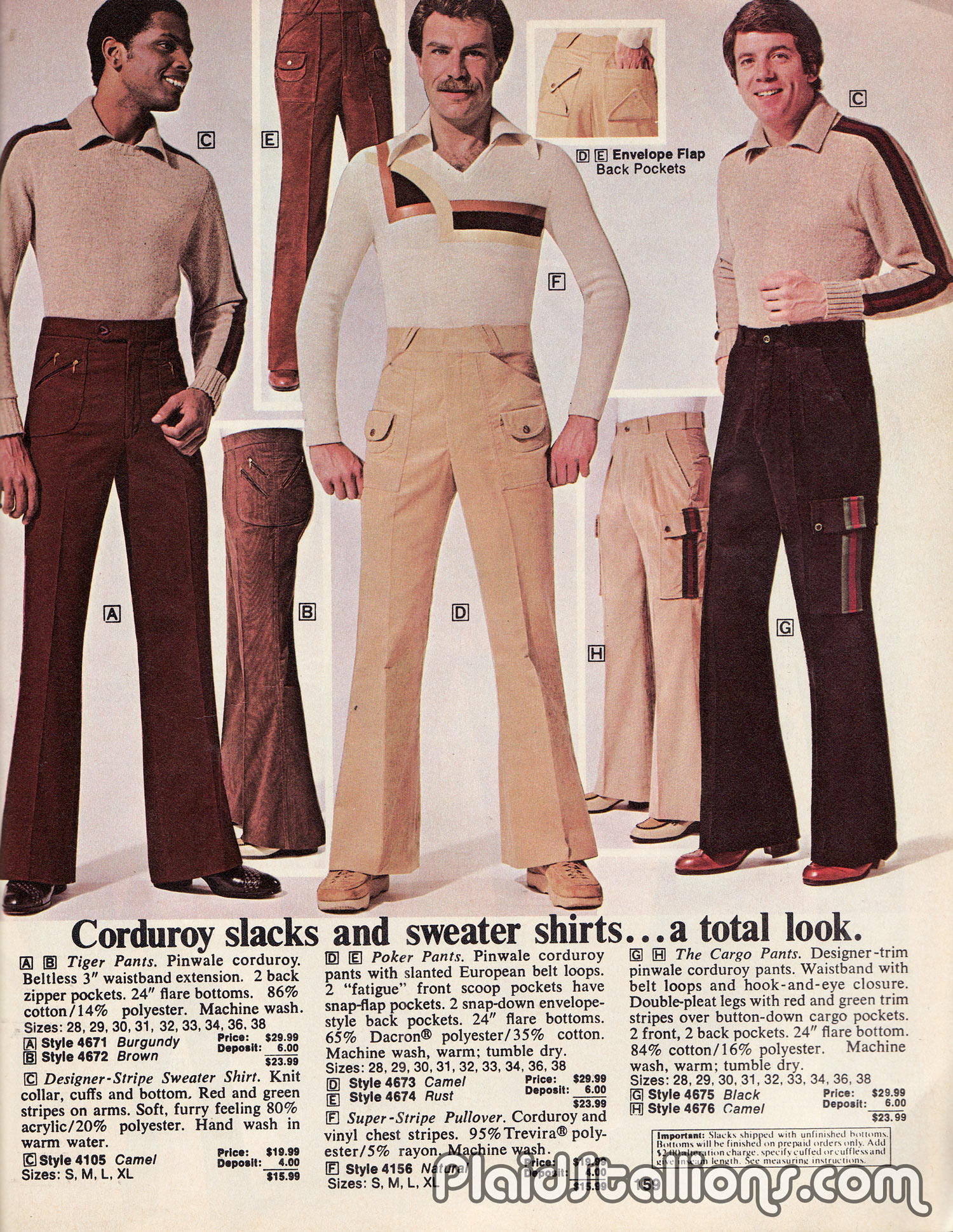 Plaid Stallions : Rambling and Reflections on '70s pop culture: Corduroy: A  Total Look