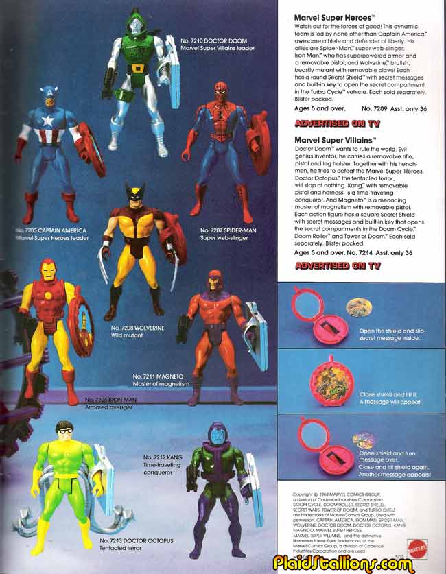 OCTOPUS Complete MINT 1984 Mattel Marvel Super Heroes Secret Wars DR 