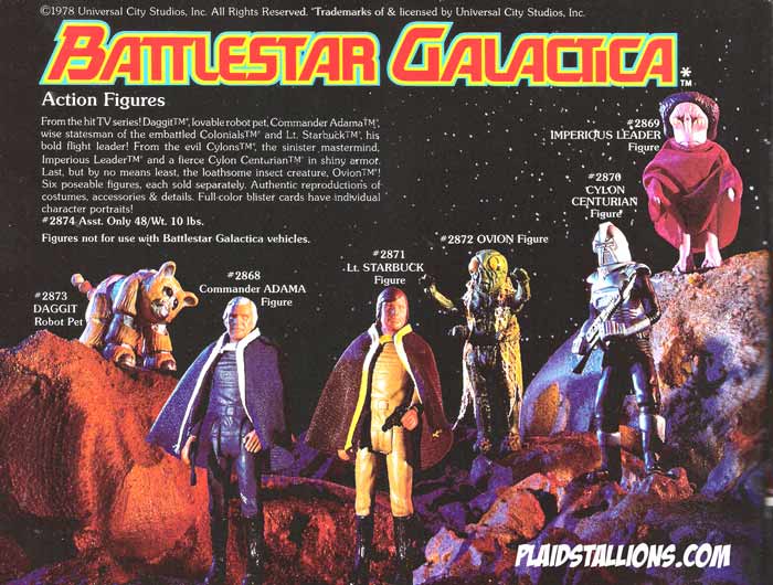 vintage battlestar galactica figures