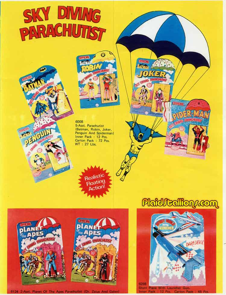 AHI Toys parachutists 1975