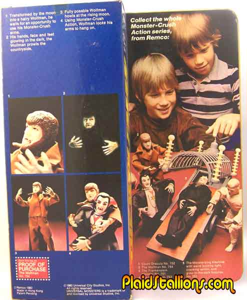boxed Remco Wolfman Doll