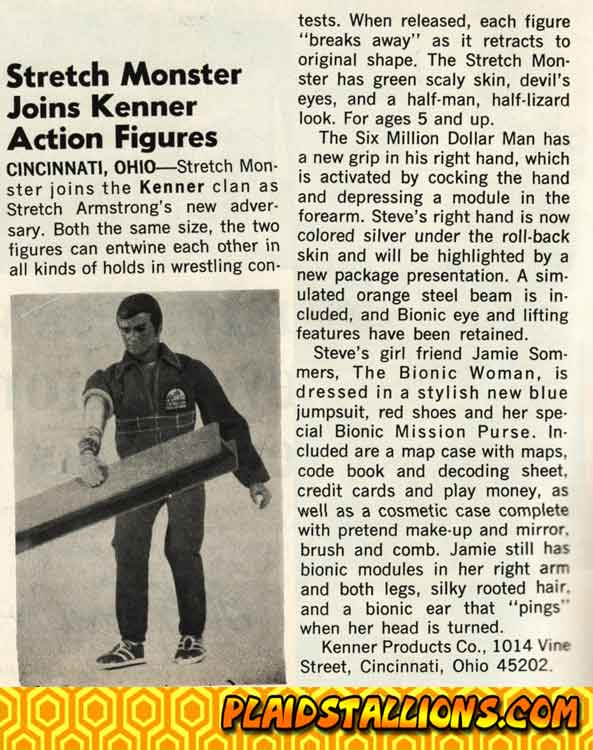 kenner Stretch Monster Article