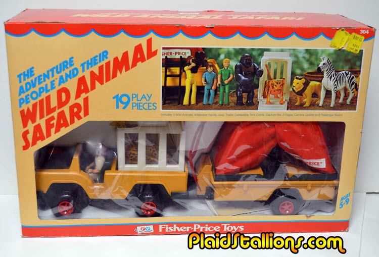Details about   Vintage Fisher Price #304 Adventure People Safari WILD ANIMAL CAGE Replacement 