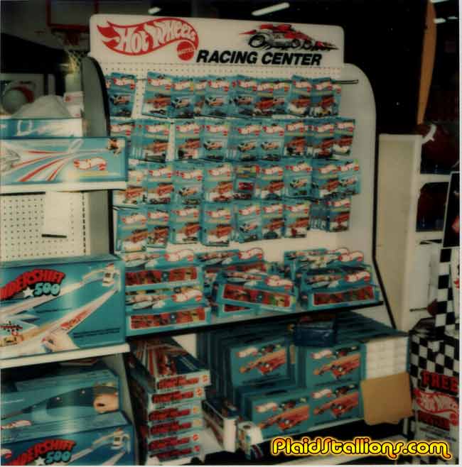 Hot wheels in a toy store from 1979