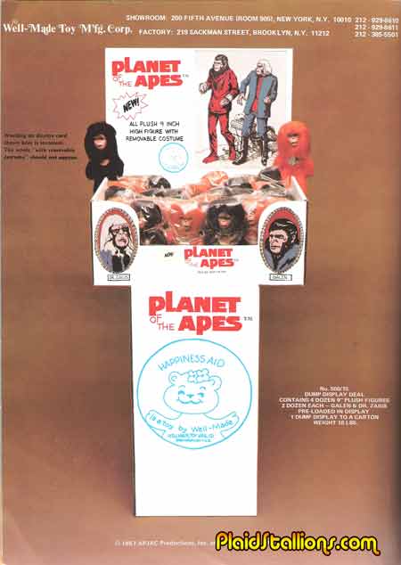 Planet of the Apes Toys by Well Made