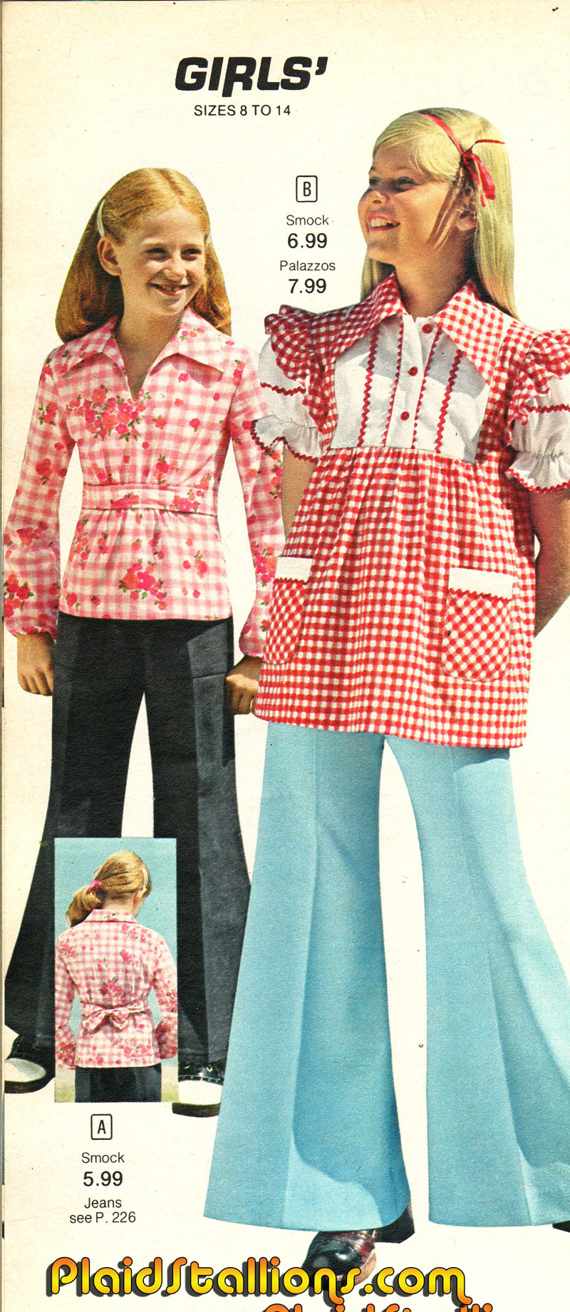 Back TO School fashions 1970s