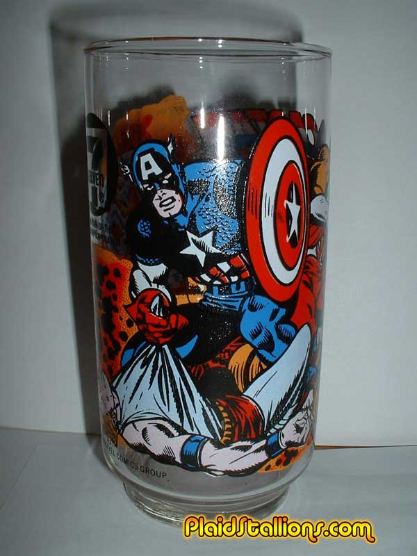 Captain America glass