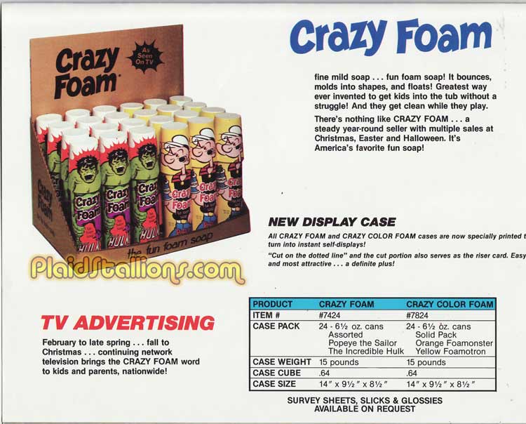 crazy foam