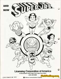 DC comics licensing book from 1979