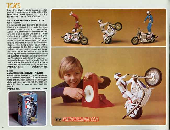 Ideal Evel Knievel toys