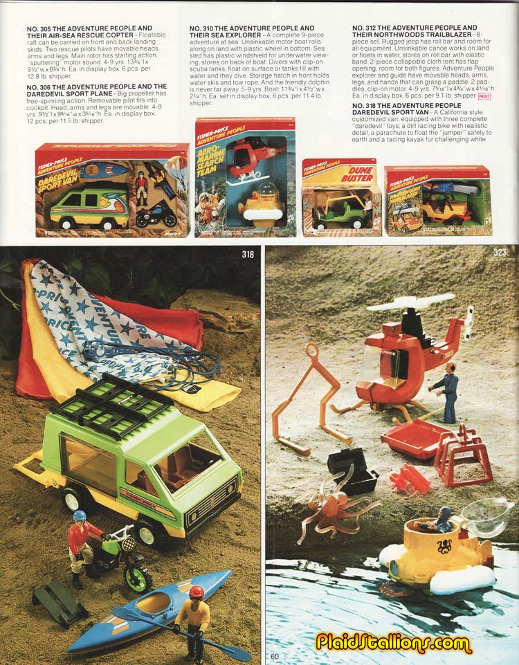 Fisher Price Adventure People Catalog from 1980