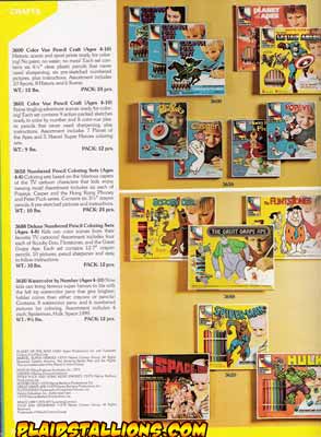 Hasbro Toys 1976 Catalog I Paint Sets I Superfriends I Planet of the ...