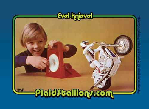 Evel Knievel Trading Card