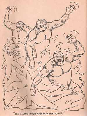 planet of the apes colouring book