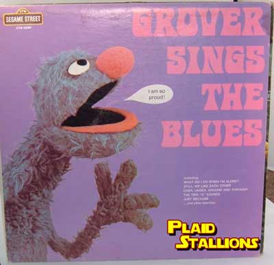 grover sings the blues