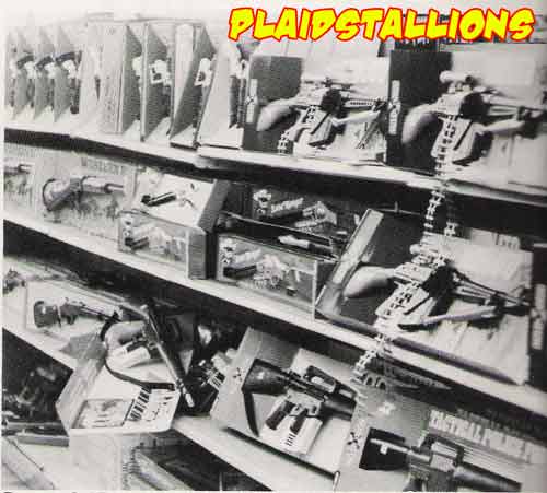 the toy gun aisle