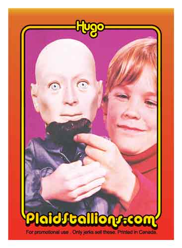 kenner hugo trading card