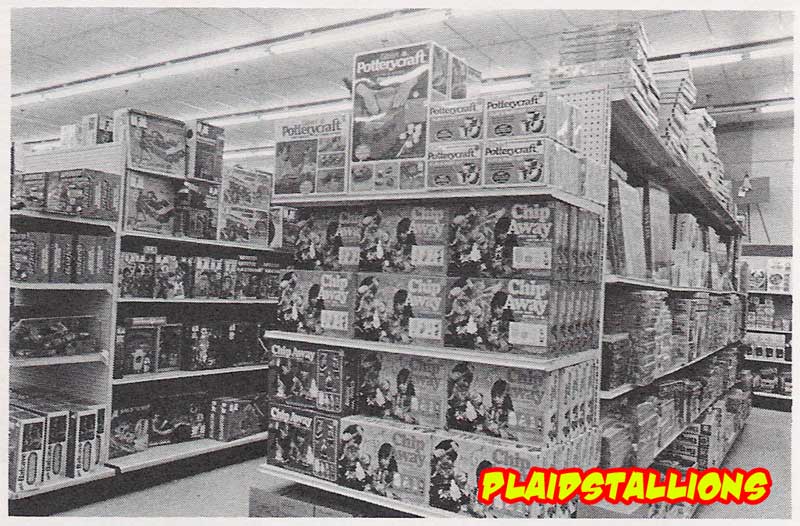 Hasbro GI Joe aisle in 1975
