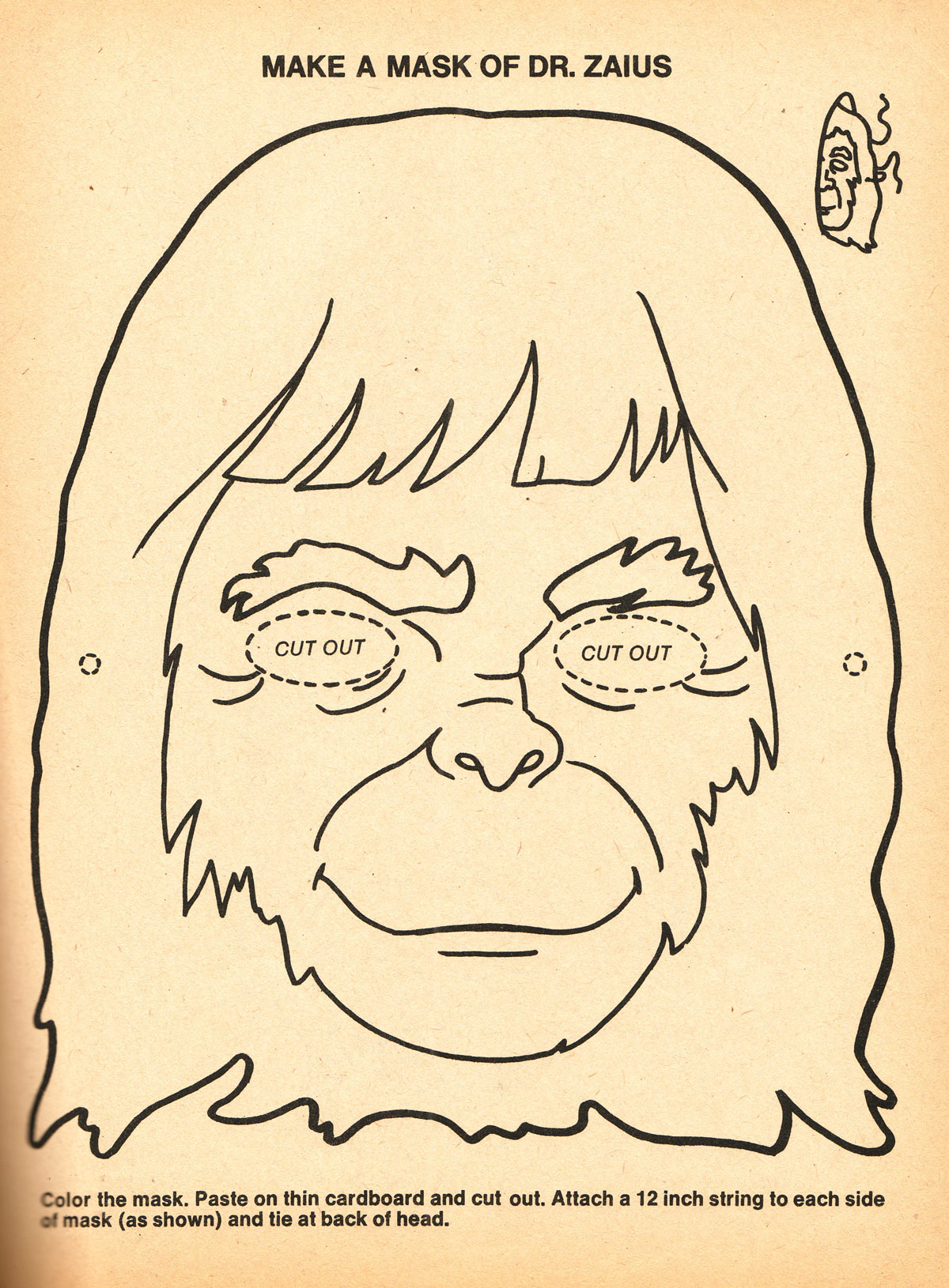 planet of the apes colouring  book