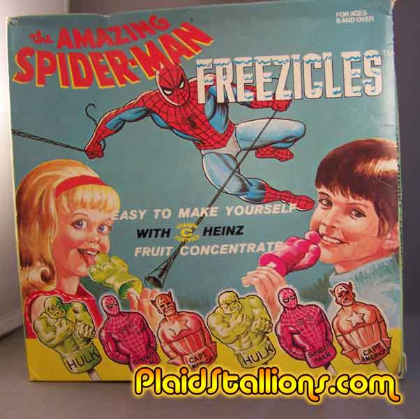spiderman freezies