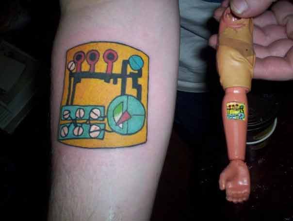 bionic man tatoo