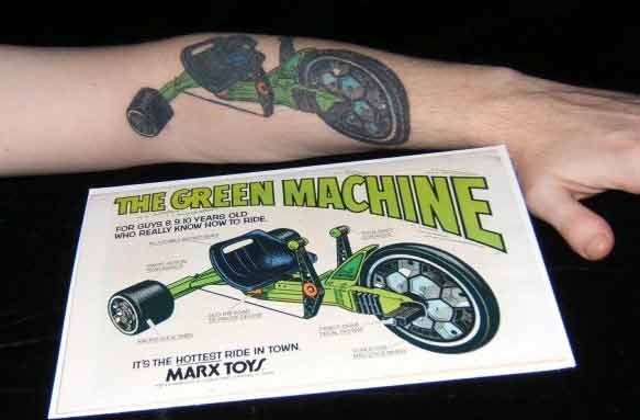 green machine tatoo
