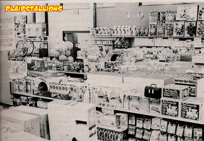 Toy Department in the late 1970's