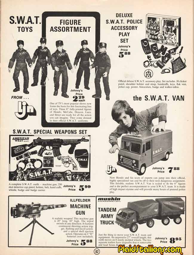 LJN SWAT toys