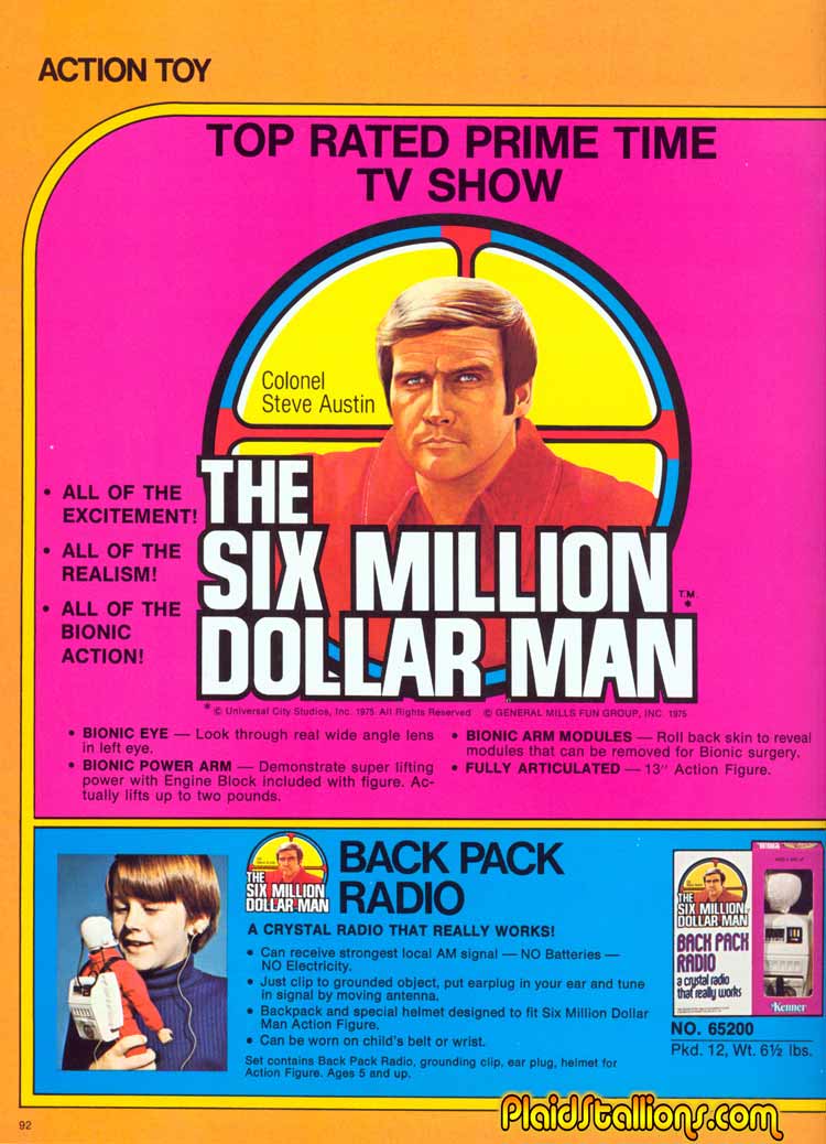 Kenner Six Million Dollar Man