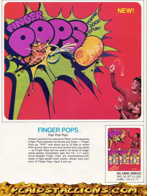 1978 Kenner finger pops