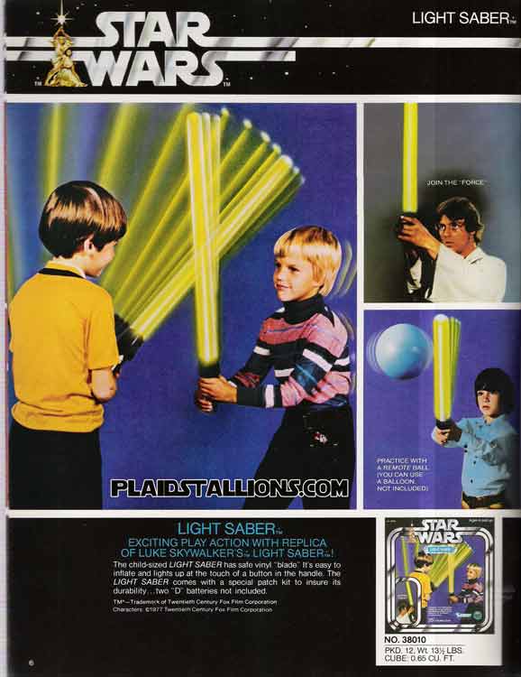lightsabers from kenner