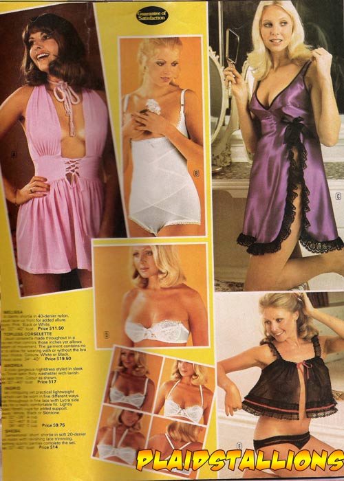 vintage lingerie catalog