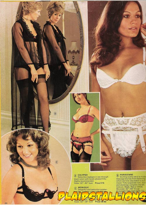 vintage lingerie catalog
