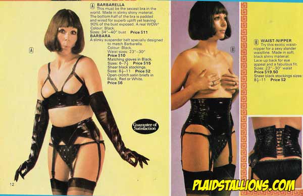 catalog sexy lingerie 70s 