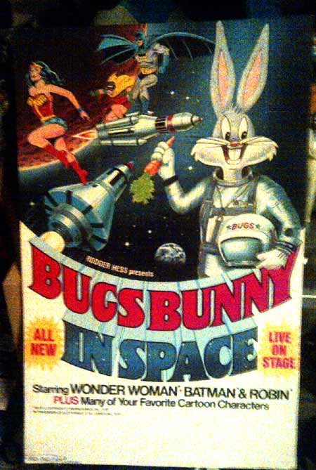 Bugs Bunny (and Batman) in Space Poster - PS