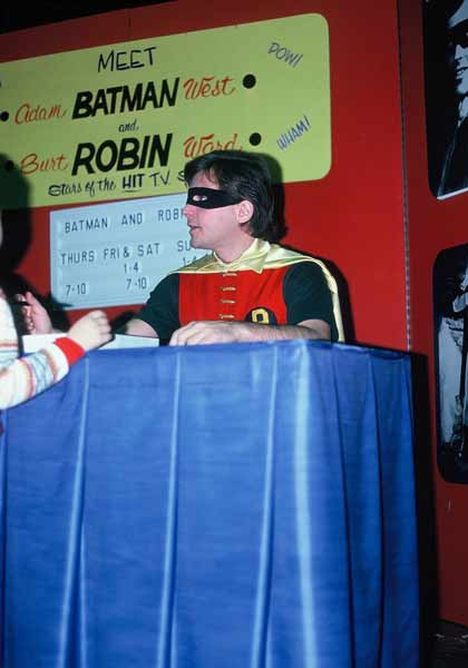 Burt Ward as Robin in 1975