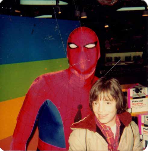 Lou meets Spider-Man