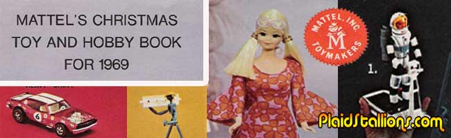 1969 Mattel boys toys  Catalog