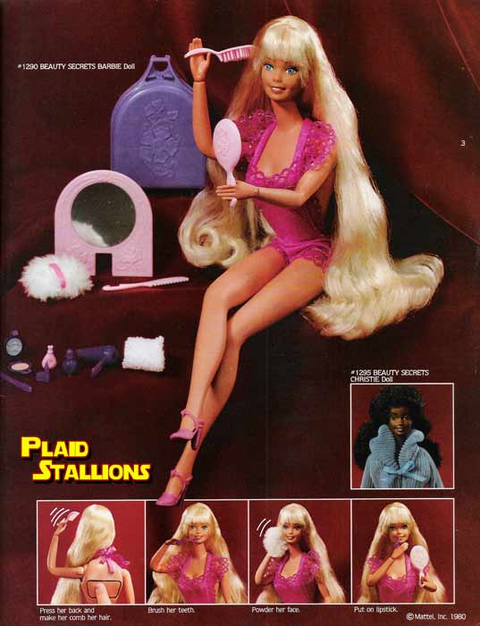 Mattel+Barbie+DESIGNER+Collection+Picture+in+Plaid+%237083+1983