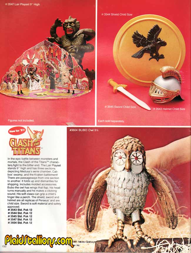 Mattel's Clash of the Titans Action Figures (1981)